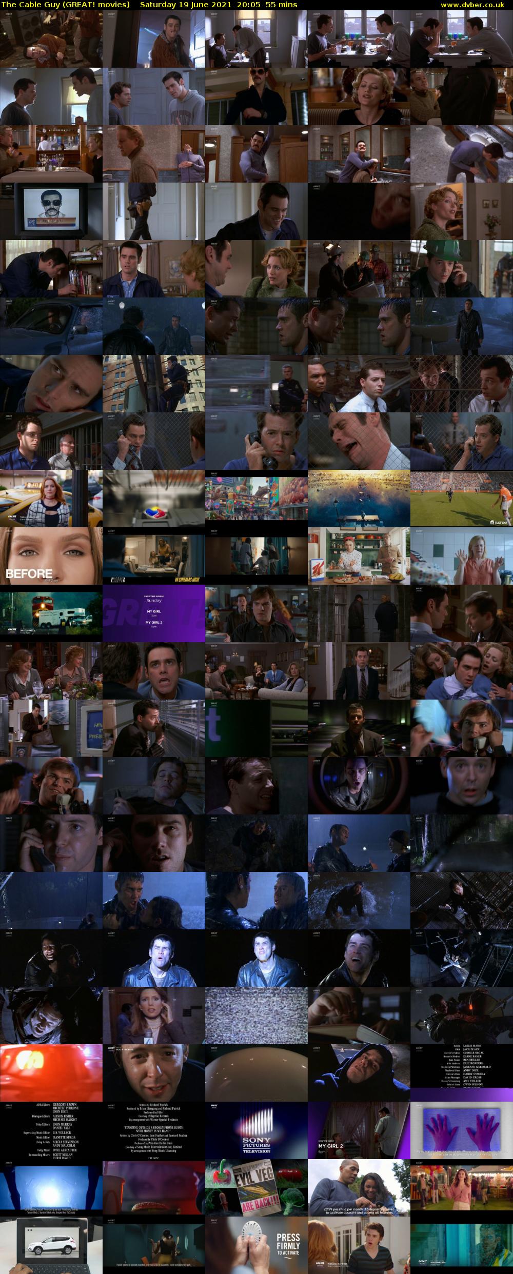 The Cable Guy (GREAT! movies) Saturday 19 June 2021 20:05 - 21:00