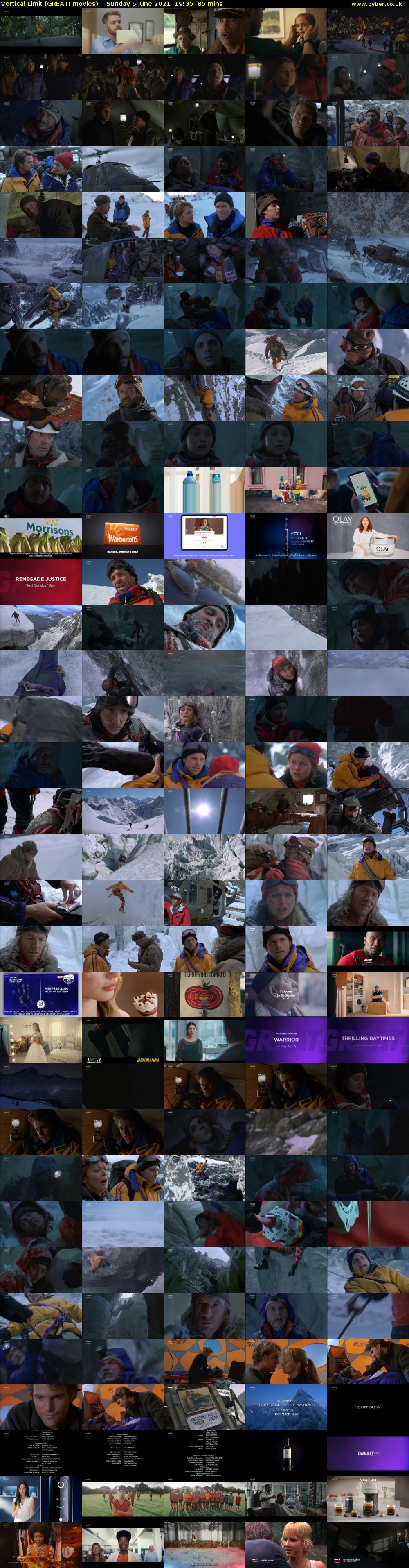 Vertical Limit (GREAT! movies) Sunday 6 June 2021 19:35 - 21:00