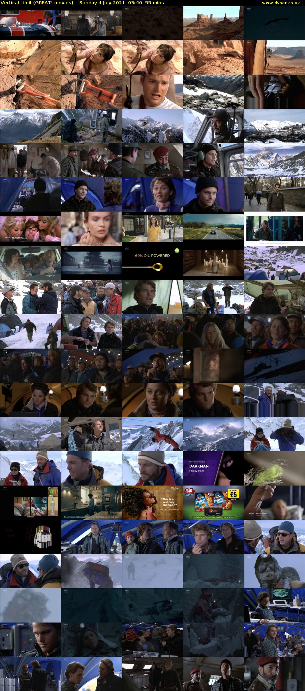 Vertical Limit (GREAT! movies) Sunday 4 July 2021 03:40 - 04:35