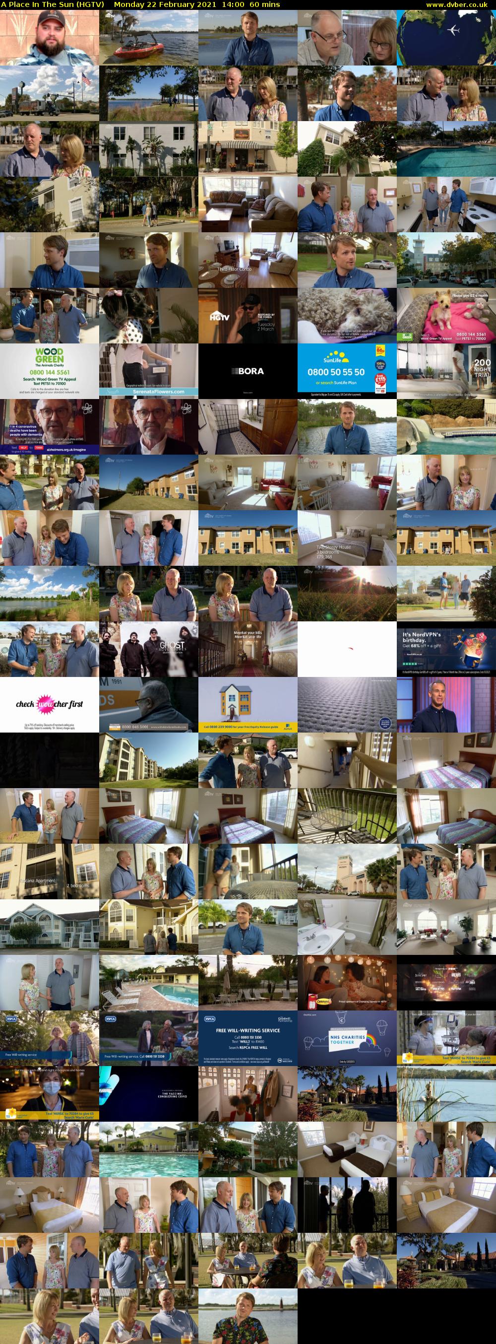 A Place In The Sun (HGTV) Monday 22 February 2021 14:00 - 15:00