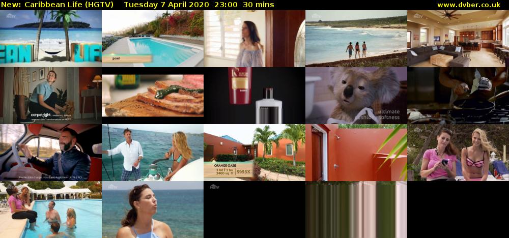 Caribbean Life (HGTV) Tuesday 7 April 2020 23:00 - 23:30