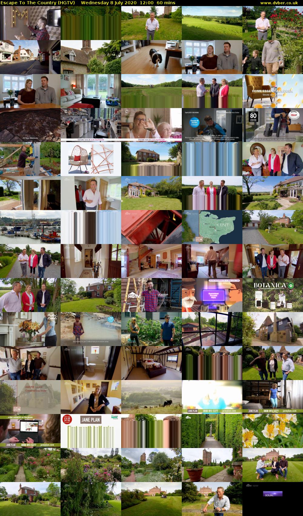 Escape To The Country (HGTV) Wednesday 8 July 2020 12:00 - 13:00