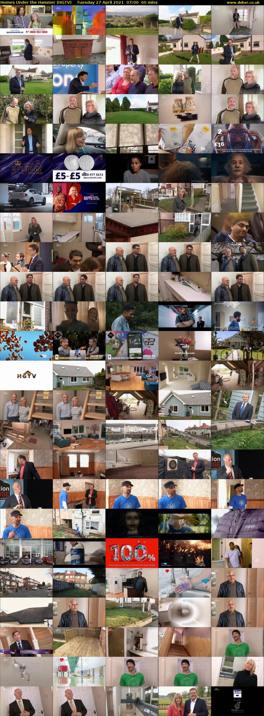 Homes Under the Hammer (HGTV) Tuesday 27 April 2021 07:00 - 08:00
