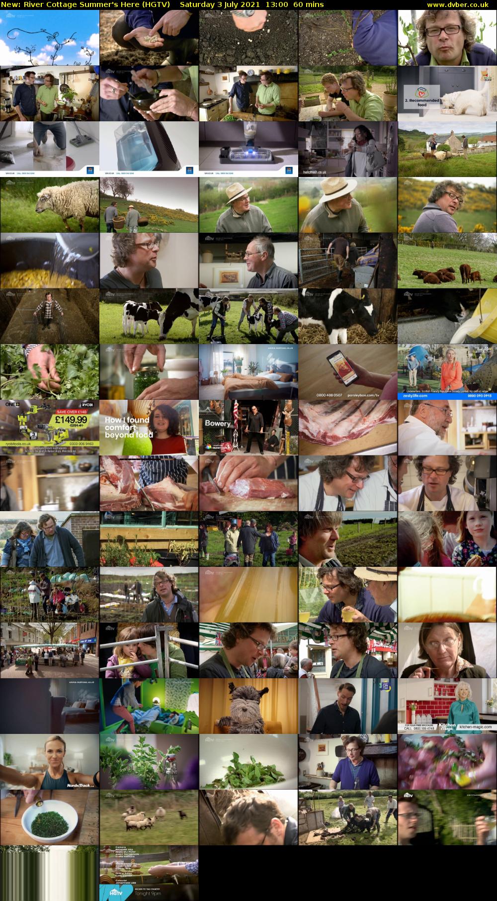 River Cottage Summer's Here (HGTV) Saturday 3 July 2021 13:00 - 14:00