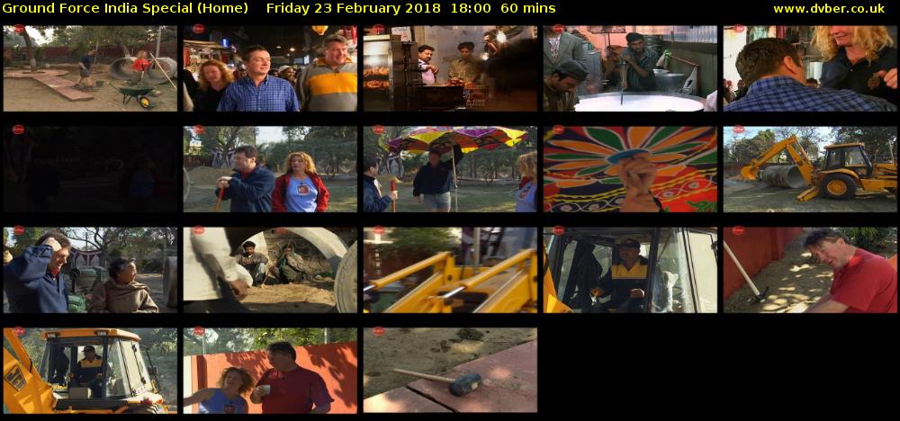 Ground Force India Special (Home) Friday 23 February 2018 18:00 - 19:00