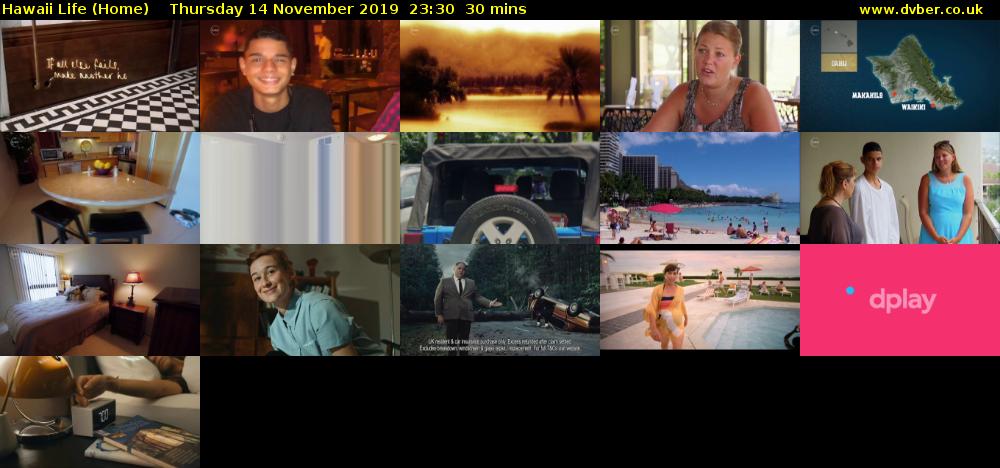 Hawaii Life (Home) Thursday 14 November 2019 23:30 - 00:00