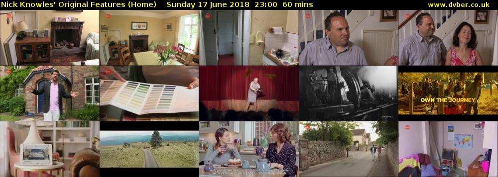 Nick Knowles' Original Features (Home) Sunday 17 June 2018 23:00 - 00:00