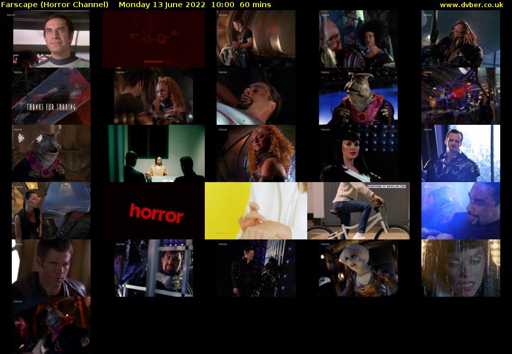 Farscape (Horror Channel) Monday 13 June 2022 10:00 - 11:00