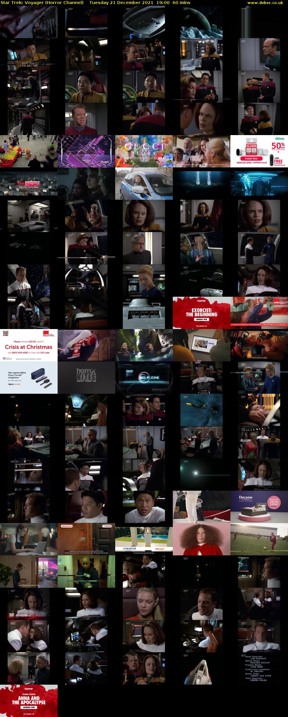 Star Trek: Voyager (Horror Channel) Tuesday 21 December 2021 19:00 - 20:00
