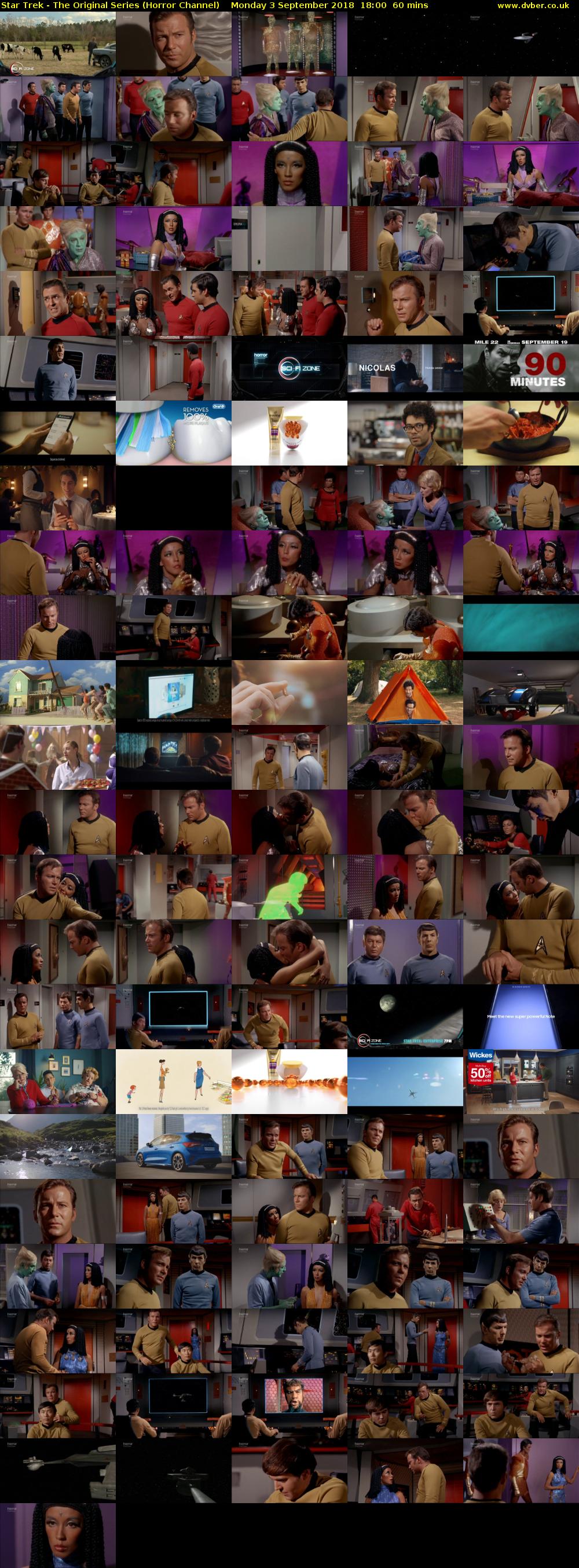 Star Trek - The Original Series (Horror Channel) Monday 3 September 2018 18:00 - 19:00