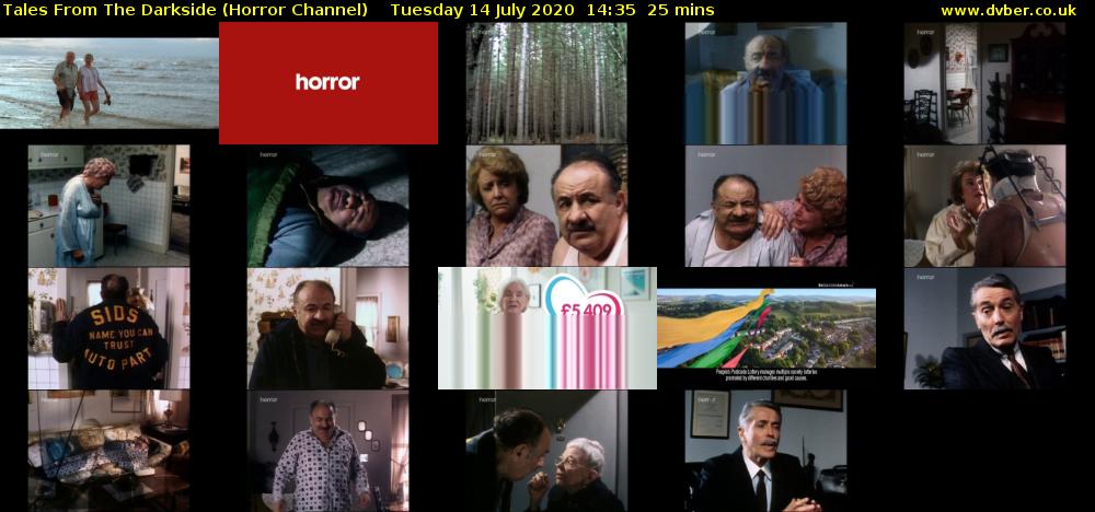 Tales From The Darkside (Horror Channel) Tuesday 14 July 2020 14:35 - 15:00
