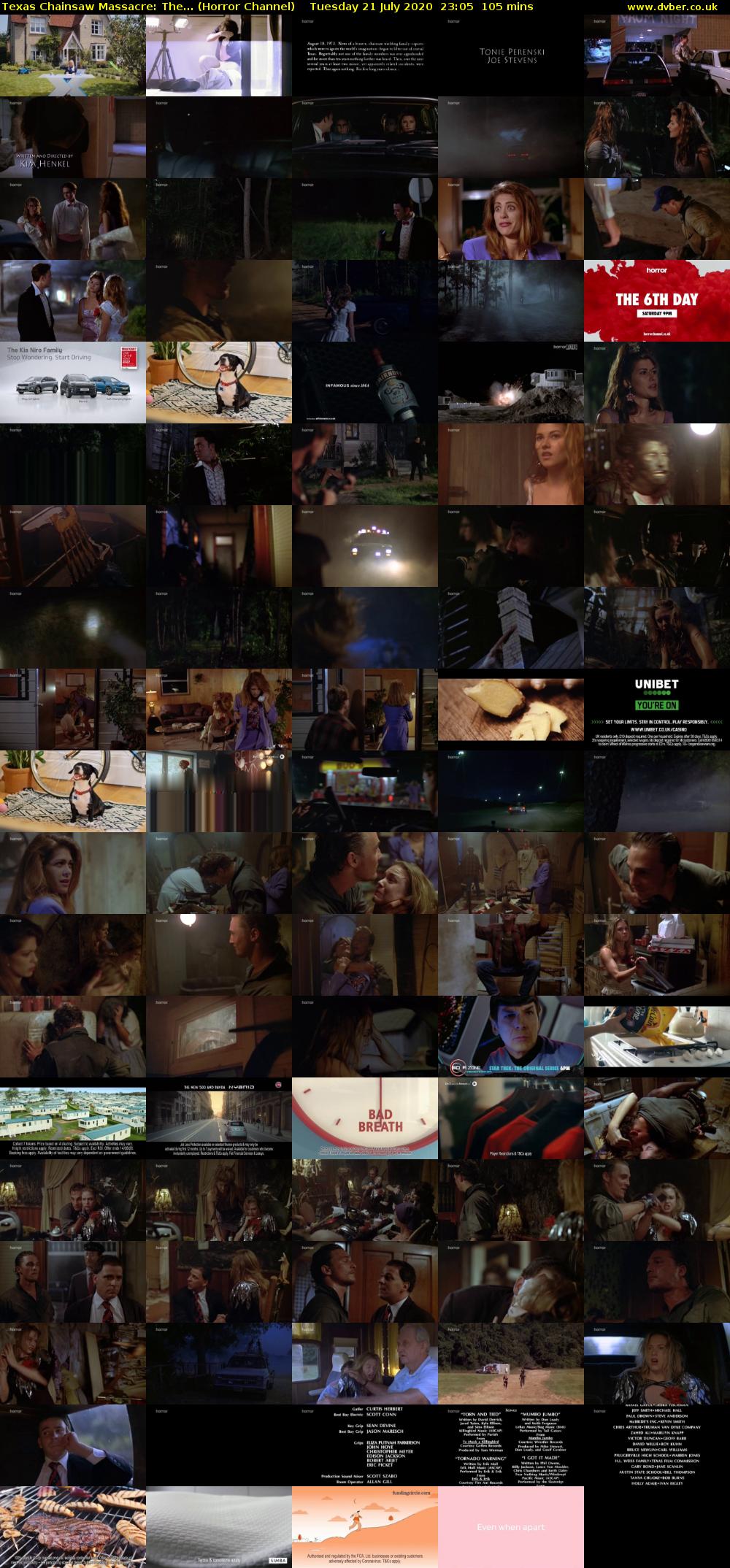 Texas Chainsaw Massacre: The... (Horror Channel) Tuesday 21 July 2020 23:05 - 00:50