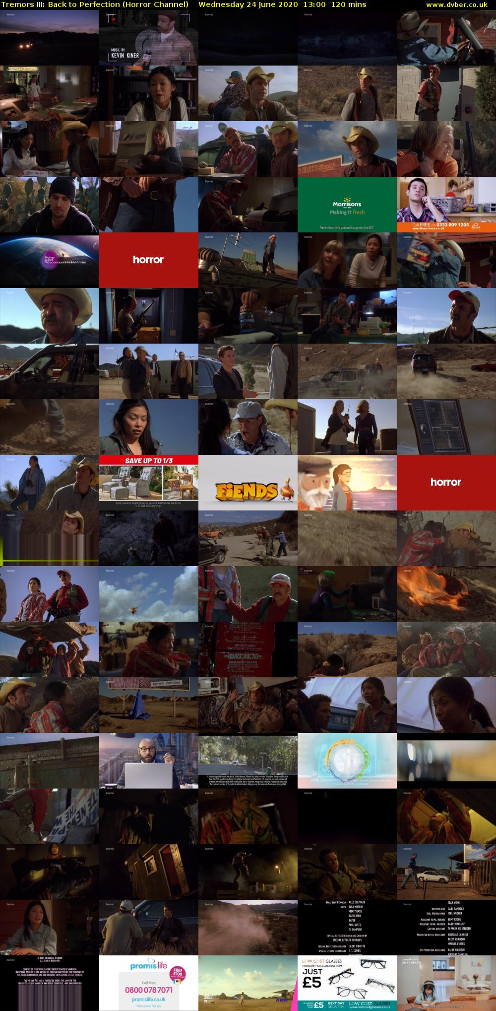 Tremors III: Back to Perfection (Horror Channel) Wednesday 24 June 2020 13:00 - 15:00