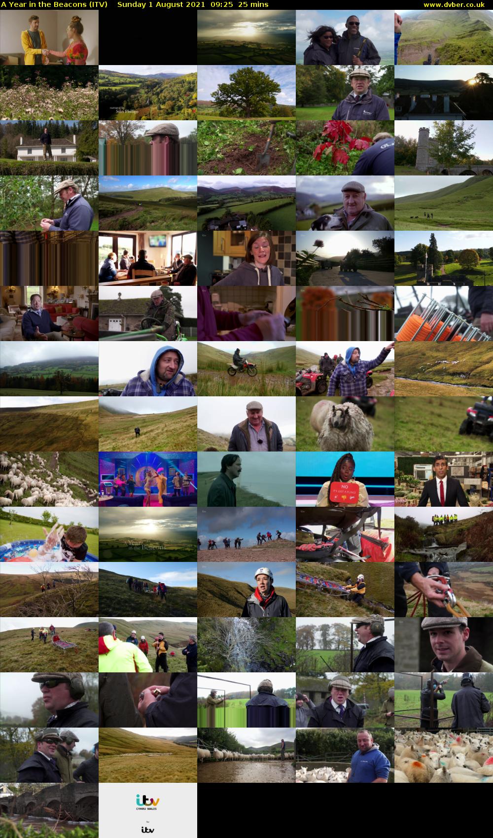 A Year in the Beacons (ITV) Sunday 1 August 2021 09:25 - 09:50