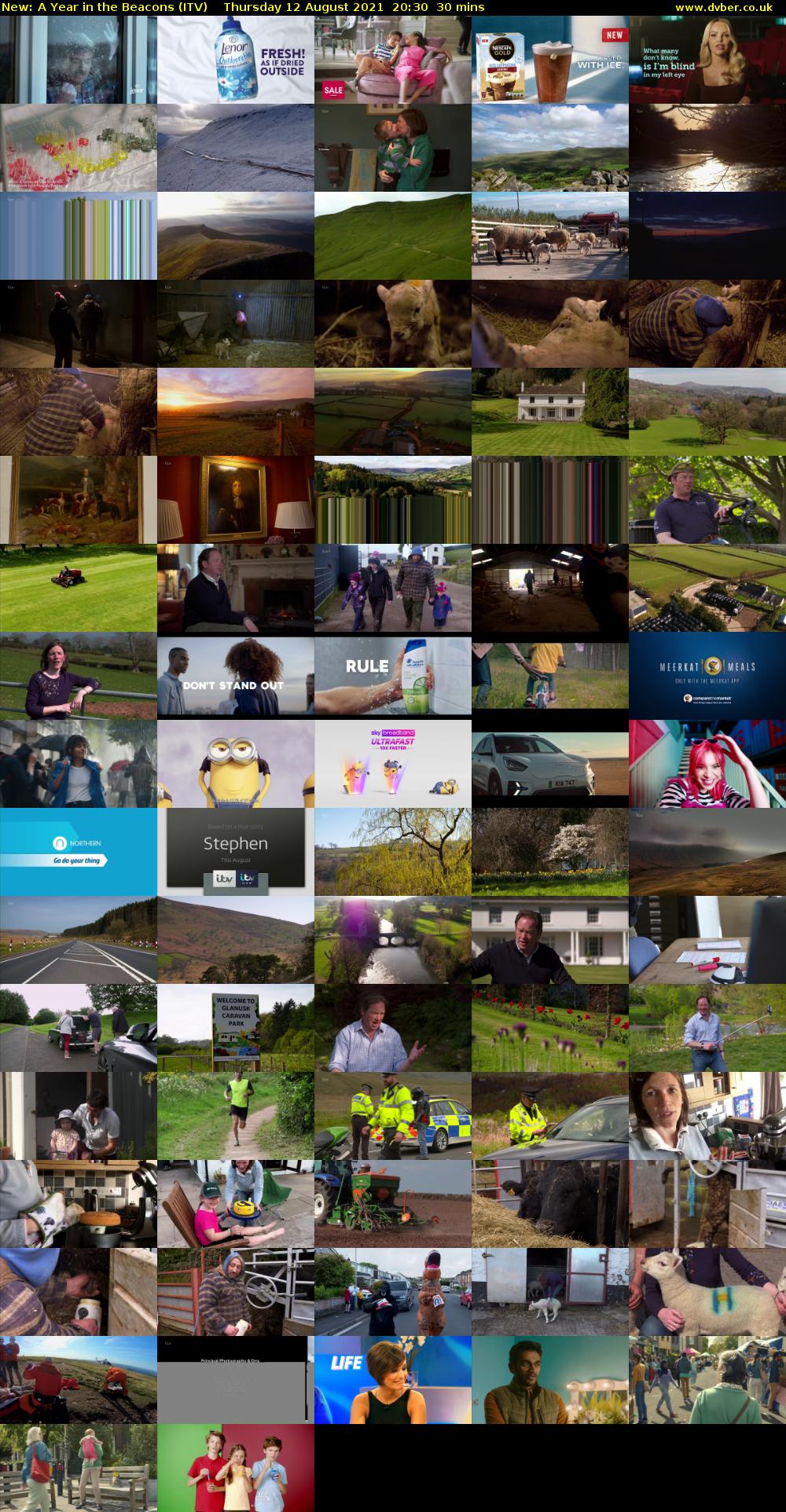 A Year in the Beacons (ITV) Thursday 12 August 2021 20:30 - 21:00