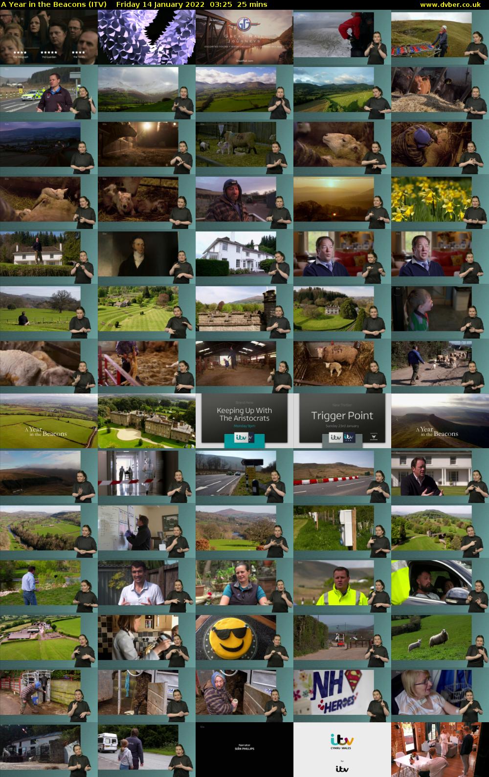 A Year in the Beacons (ITV) Friday 14 January 2022 03:25 - 03:50