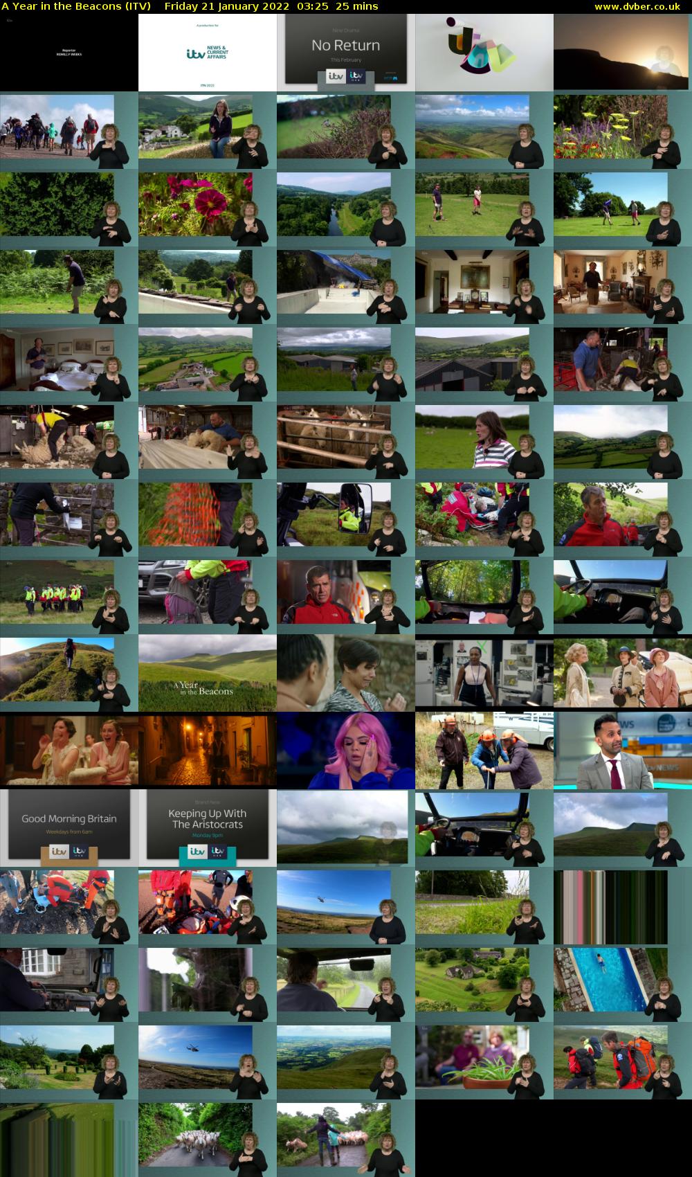 A Year in the Beacons (ITV) Friday 21 January 2022 03:25 - 03:50