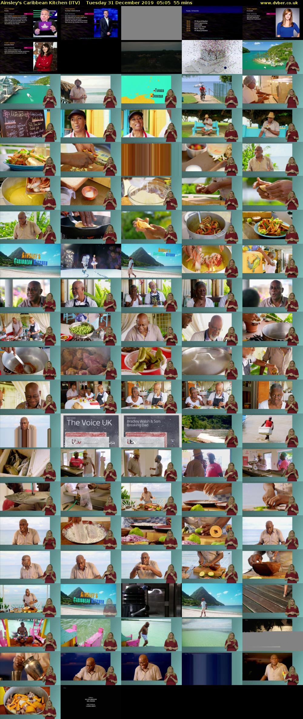 Ainsley's Caribbean Kitchen (ITV) Tuesday 31 December 2019 05:05 - 06:00