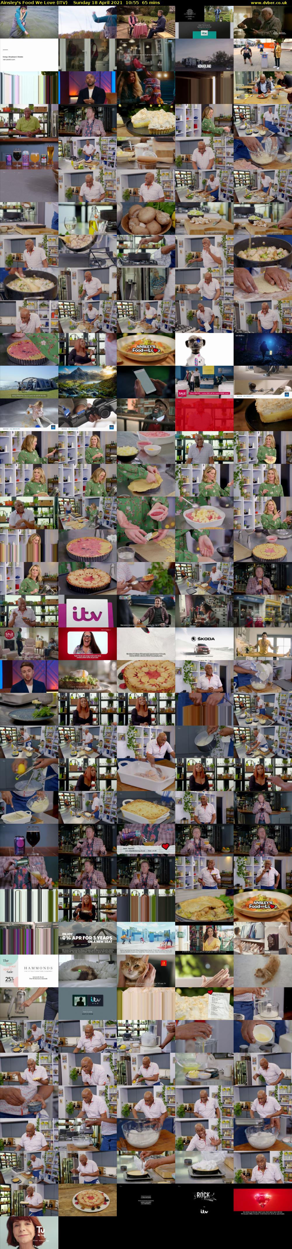 Ainsley's Food We Love (ITV) Sunday 18 April 2021 10:55 - 12:00
