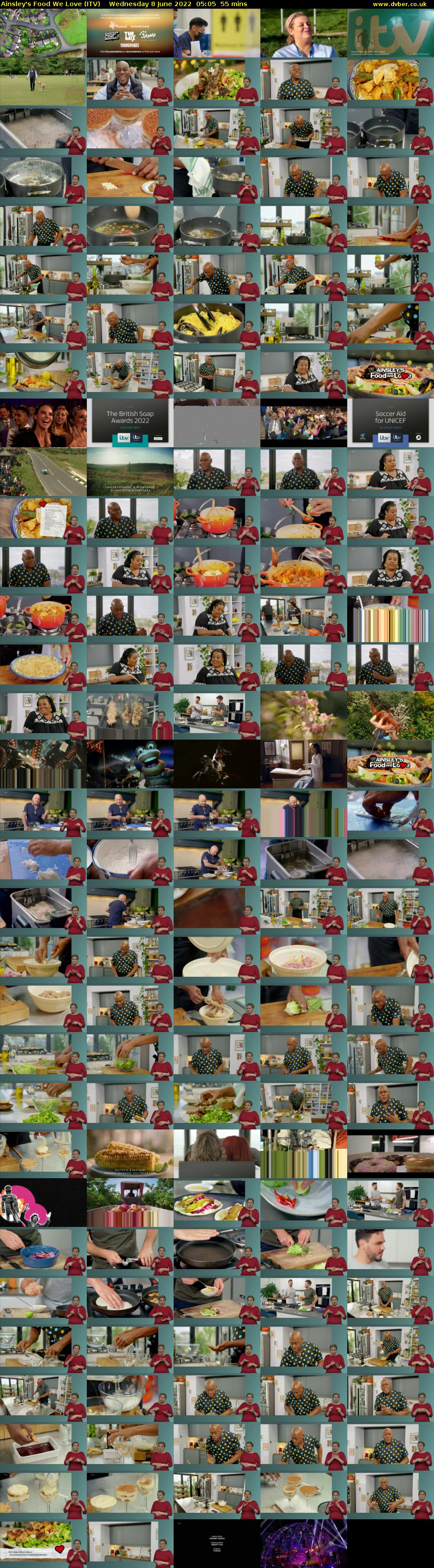 Ainsley's Food We Love (ITV) Wednesday 8 June 2022 05:05 - 06:00