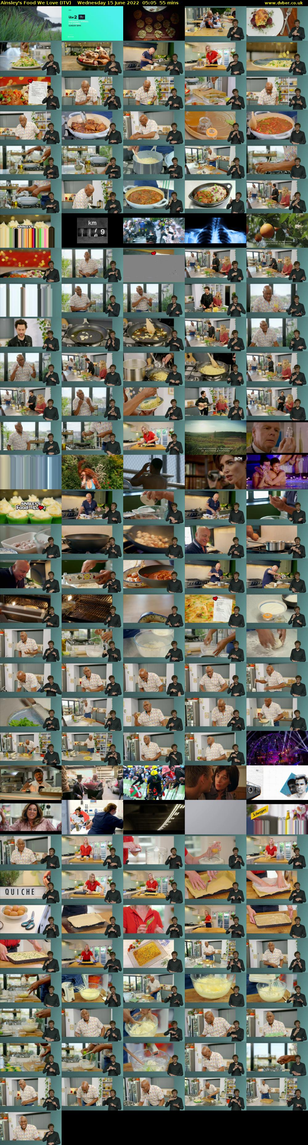 Ainsley's Food We Love (ITV) Wednesday 15 June 2022 05:05 - 06:00