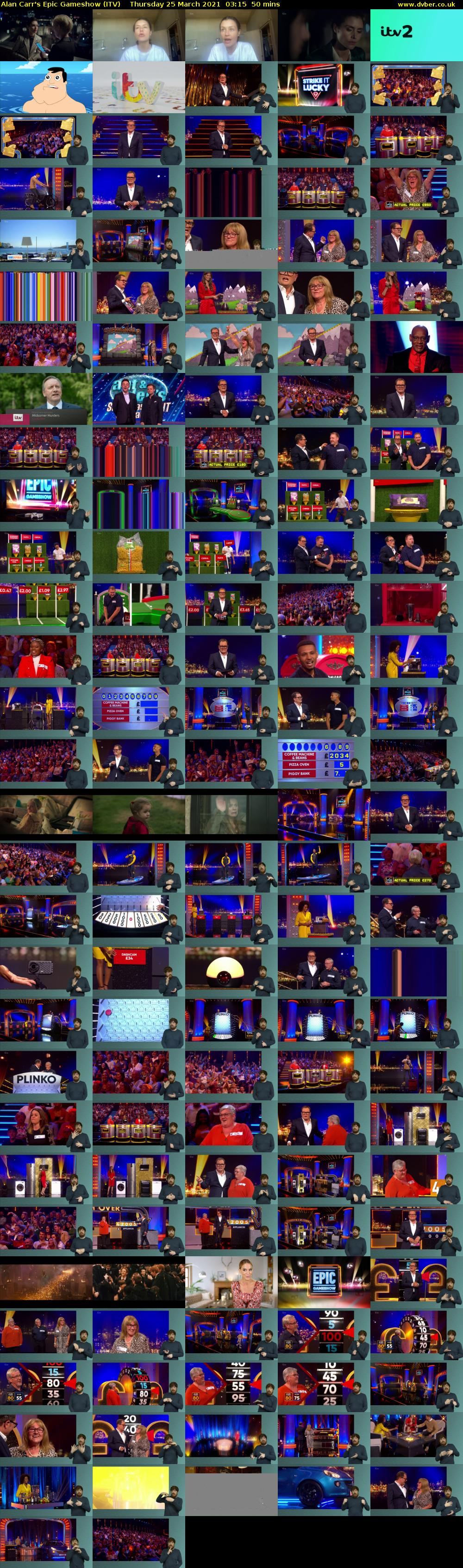Alan Carr's Epic Gameshow (ITV) Thursday 25 March 2021 03:15 - 04:05