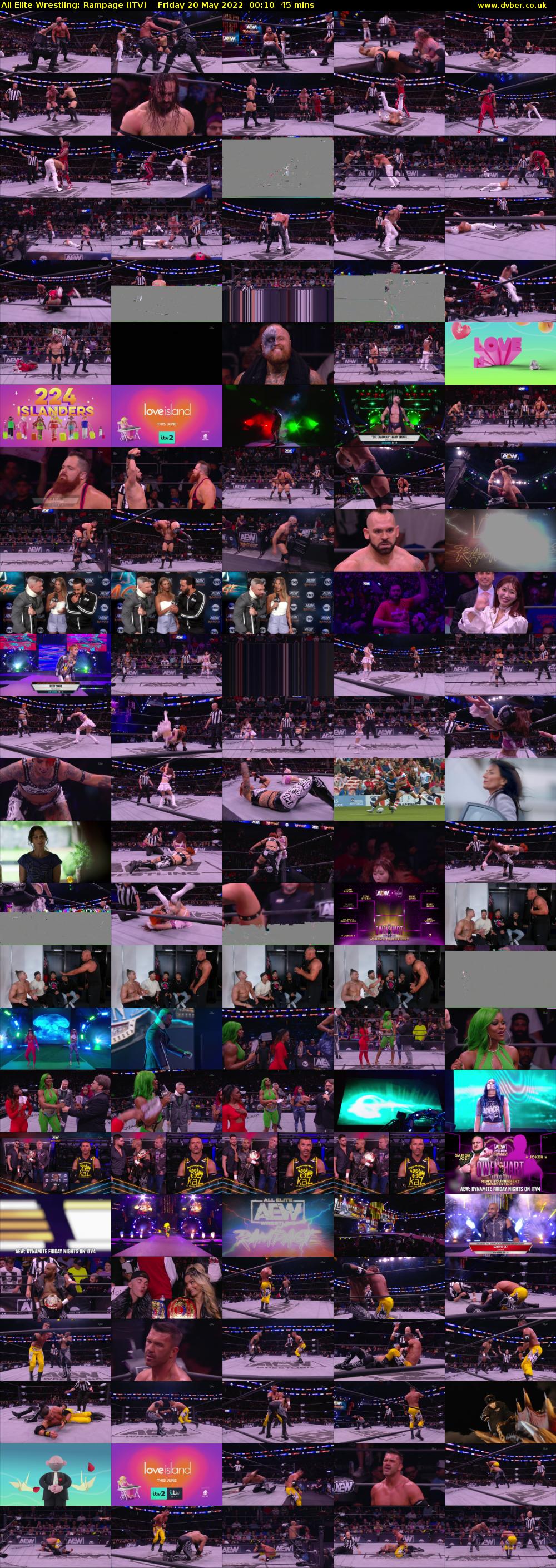 All Elite Wrestling: Rampage (ITV) Friday 20 May 2022 00:10 - 00:55