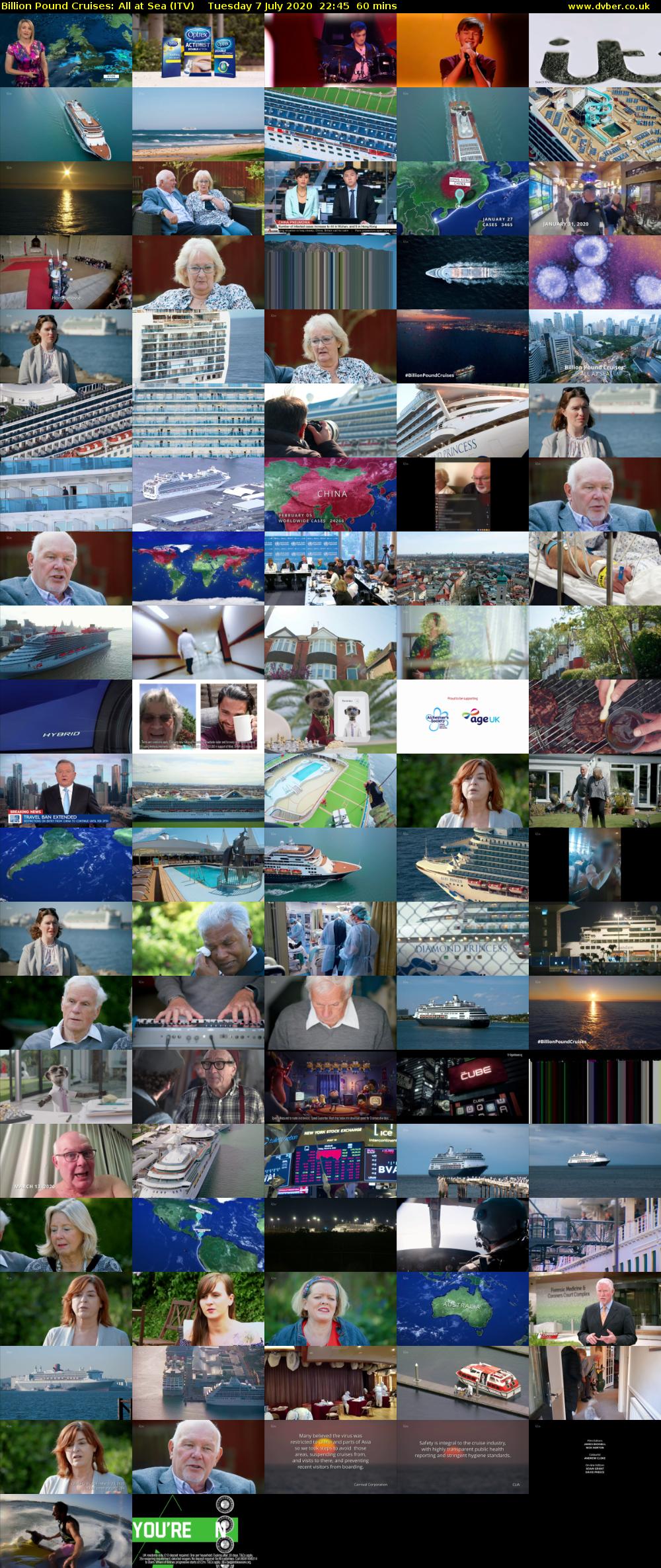 Billion Pound Cruises: All at Sea (ITV) Tuesday 7 July 2020 22:45 - 23:45