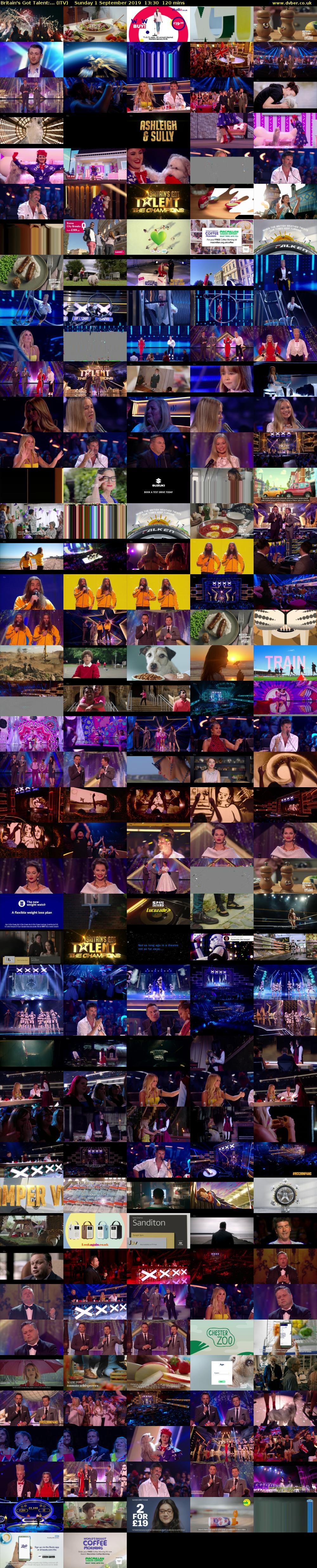 Britain's Got Talent:... (ITV) Sunday 1 September 2019 13:30 - 15:30
