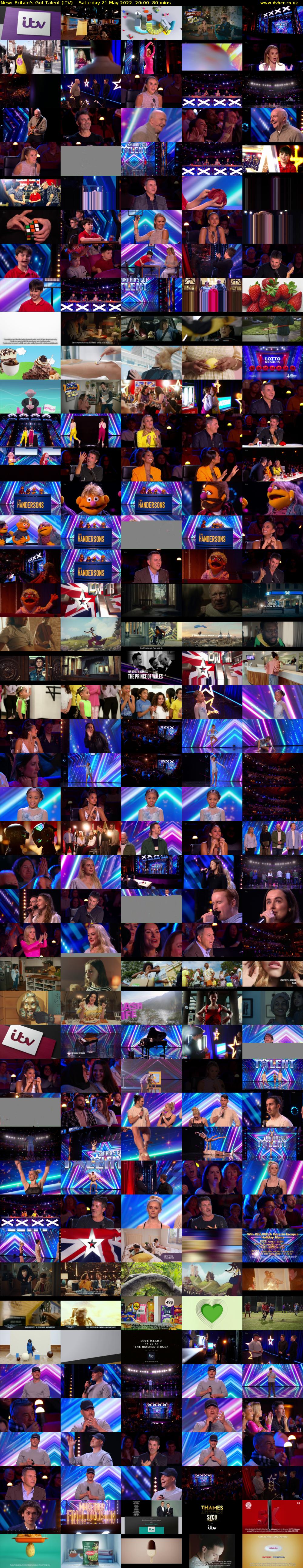 Britain's Got Talent (ITV) Saturday 21 May 2022 20:00 - 21:20