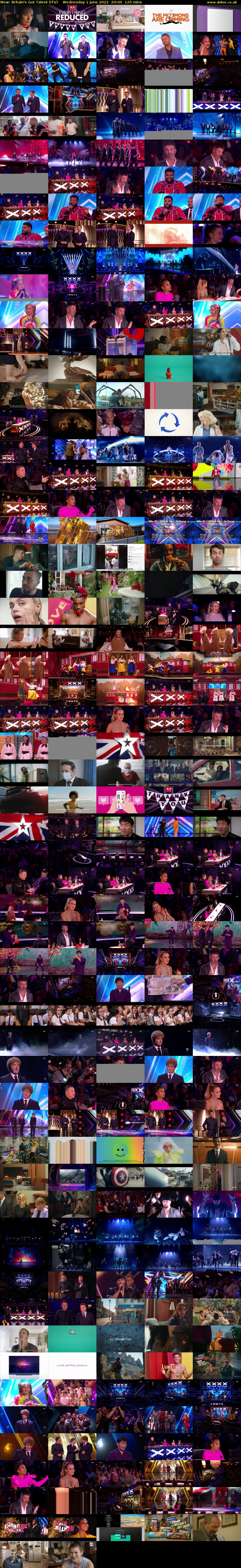 Britain's Got Talent (ITV) Wednesday 1 June 2022 20:00 - 22:00