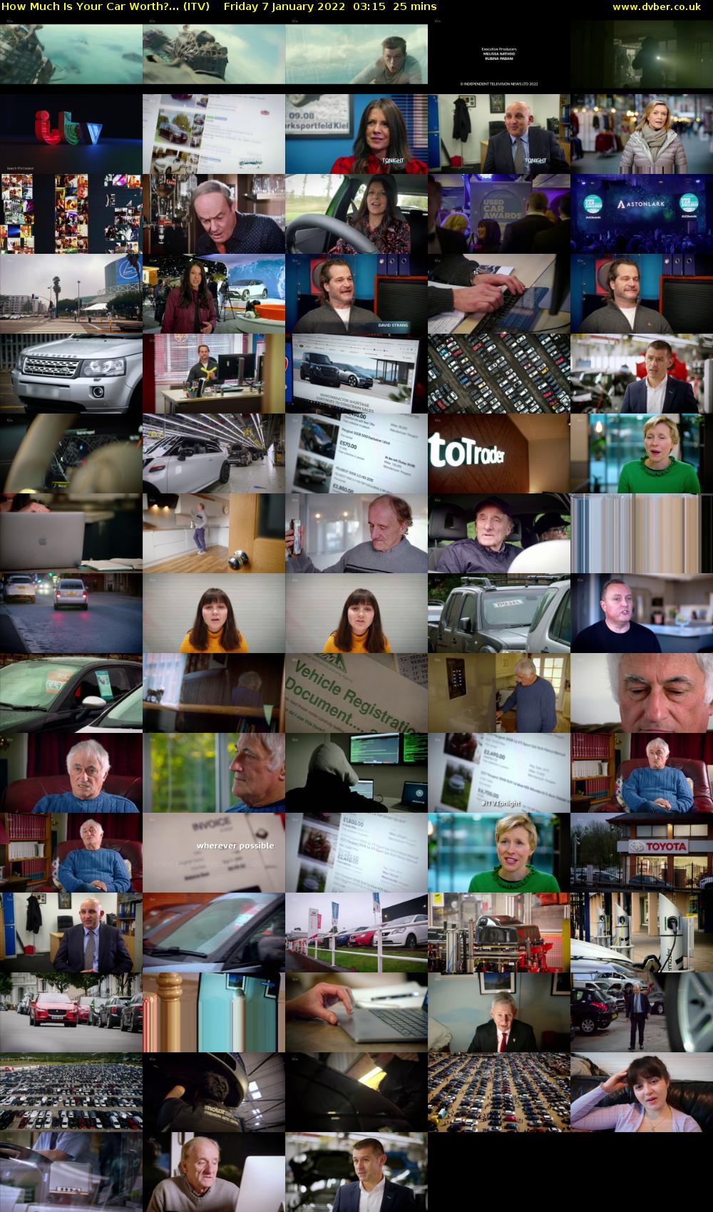 How Much Is Your Car Worth?... (ITV) Friday 7 January 2022 03:15 - 03:40