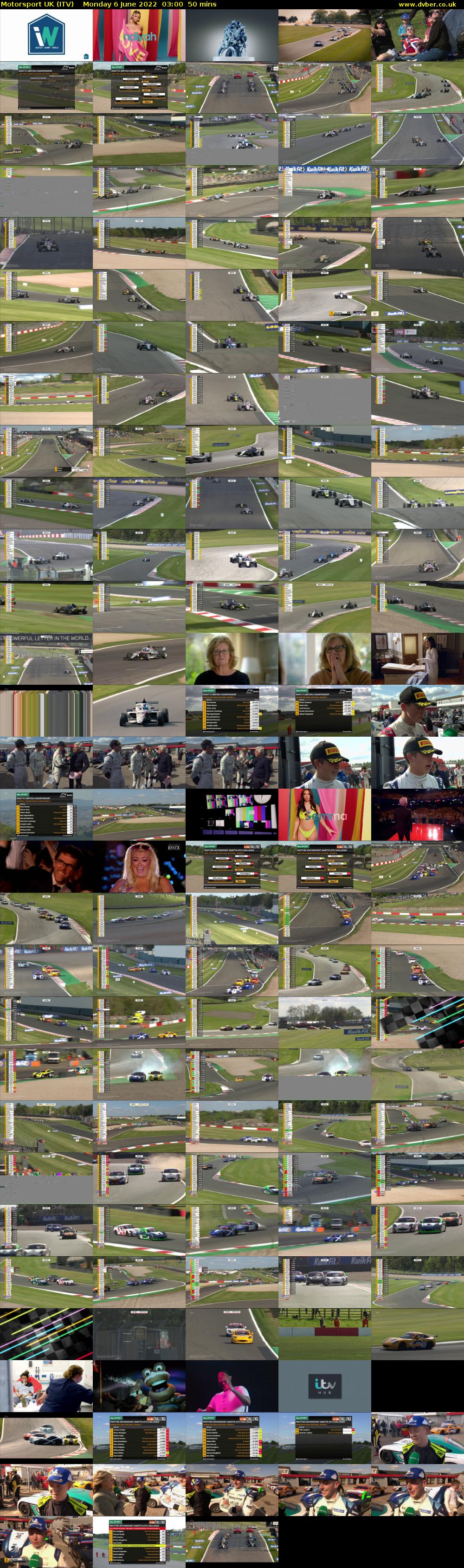 Motorsport UK (ITV) Monday 6 June 2022 03:00 - 03:50