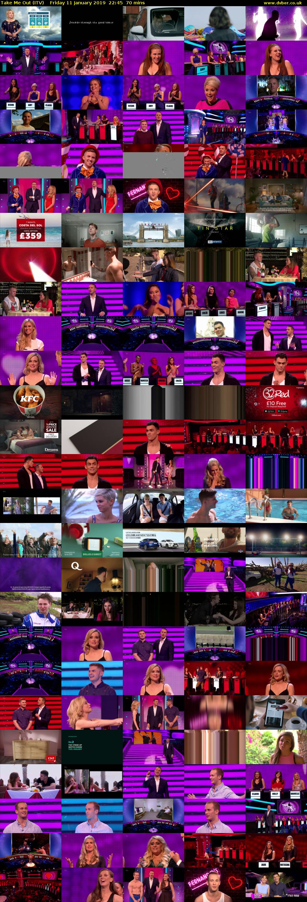 Take Me Out (ITV) Friday 11 January 2019 22:45 - 23:55