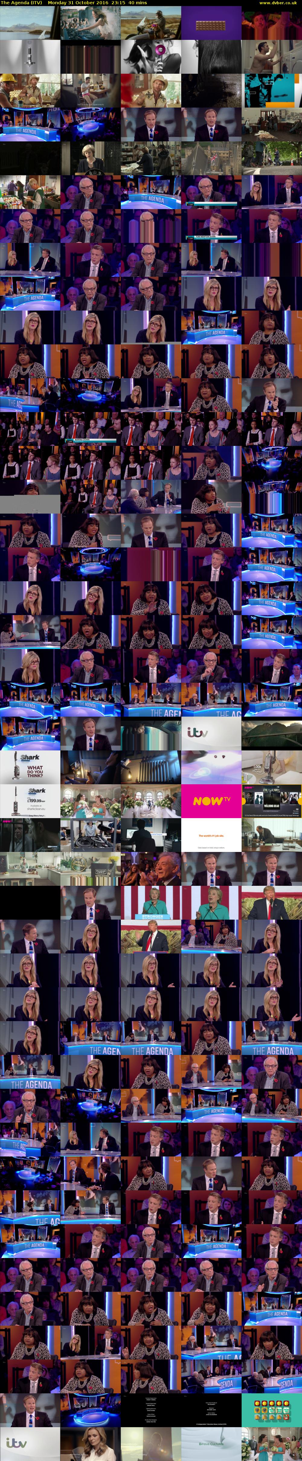 The Agenda (ITV) Monday 31 October 2016 23:15 - 23:55