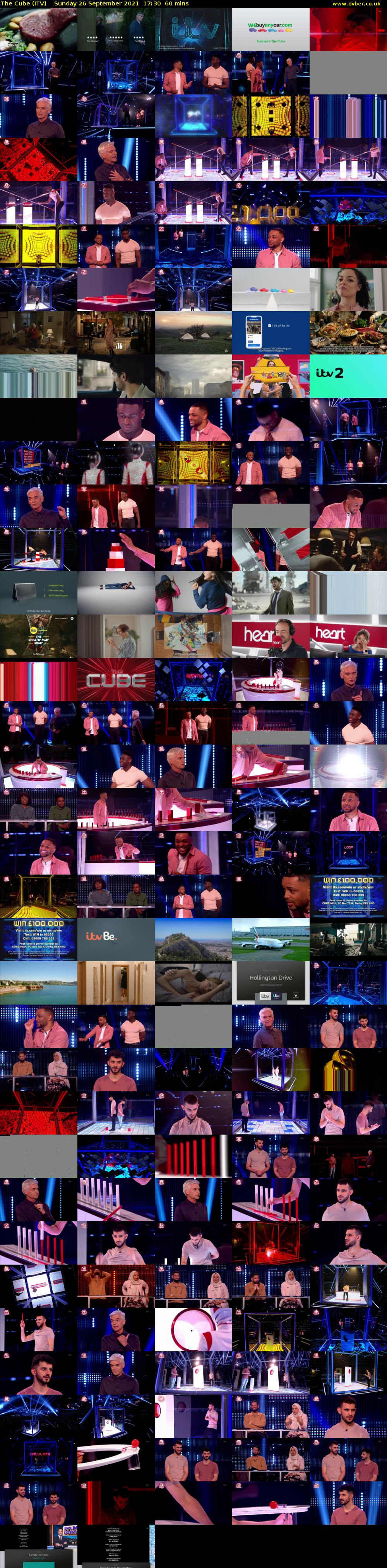 The Cube (ITV) Sunday 26 September 2021 17:30 - 18:30