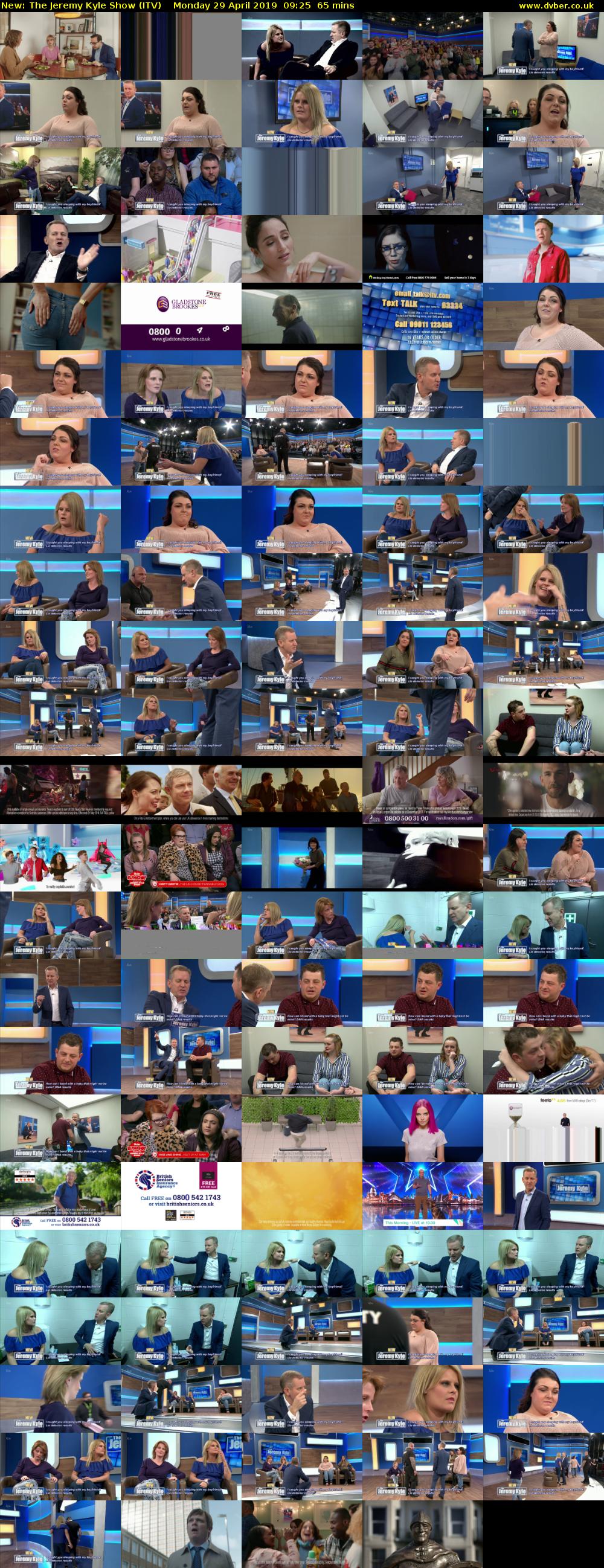 The Jeremy Kyle Show (ITV) Monday 29 April 2019 09:25 - 10:30