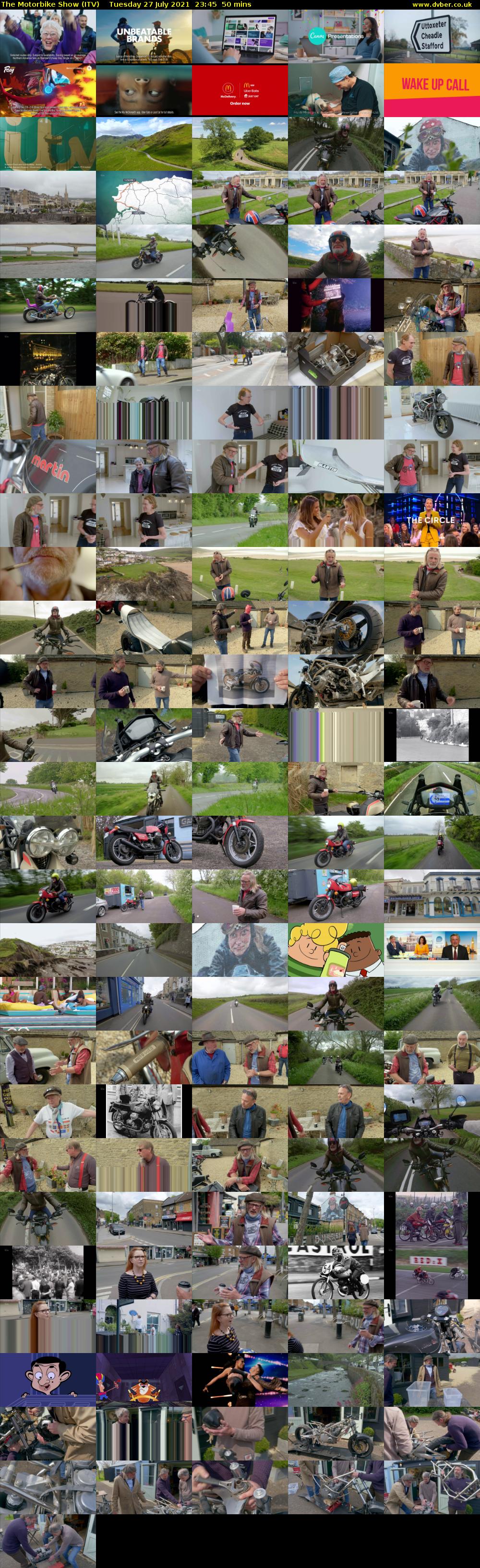 The Motorbike Show (ITV) Tuesday 27 July 2021 23:45 - 00:35