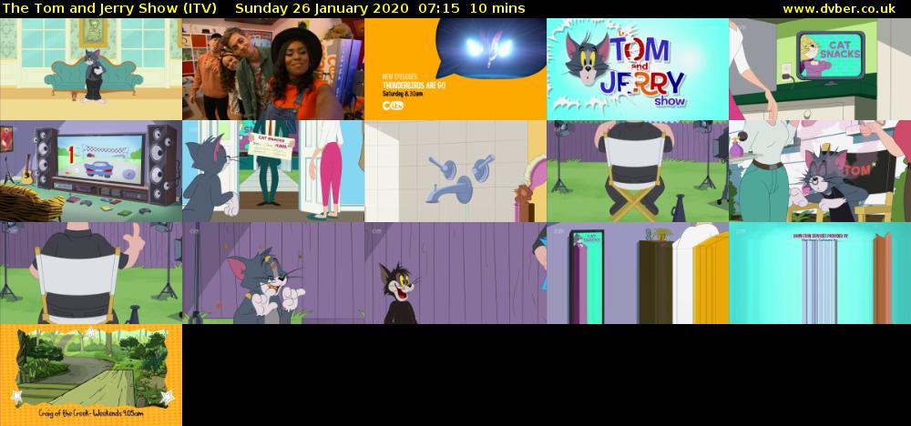 The Tom and Jerry Show (ITV) Sunday 26 January 2020 07:15 - 07:25