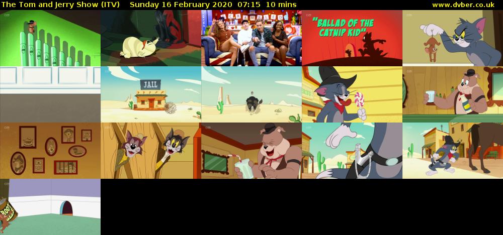 The Tom and Jerry Show (ITV) Sunday 16 February 2020 07:15 - 07:25