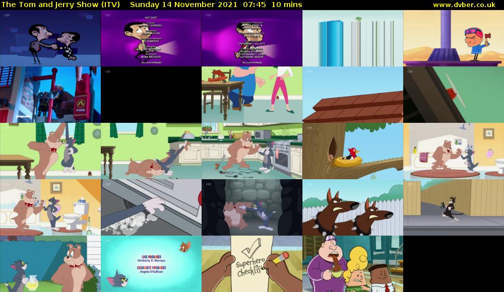 The Tom and Jerry Show (ITV) Sunday 14 November 2021 07:45 - 07:55