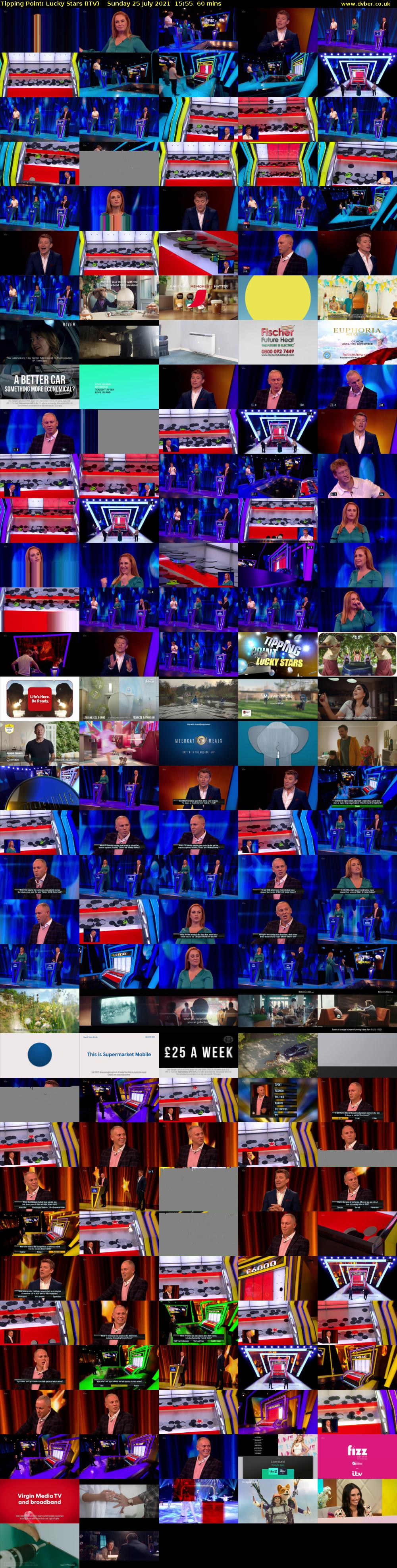 Tipping Point: Lucky Stars (ITV) Sunday 25 July 2021 15:55 - 16:55