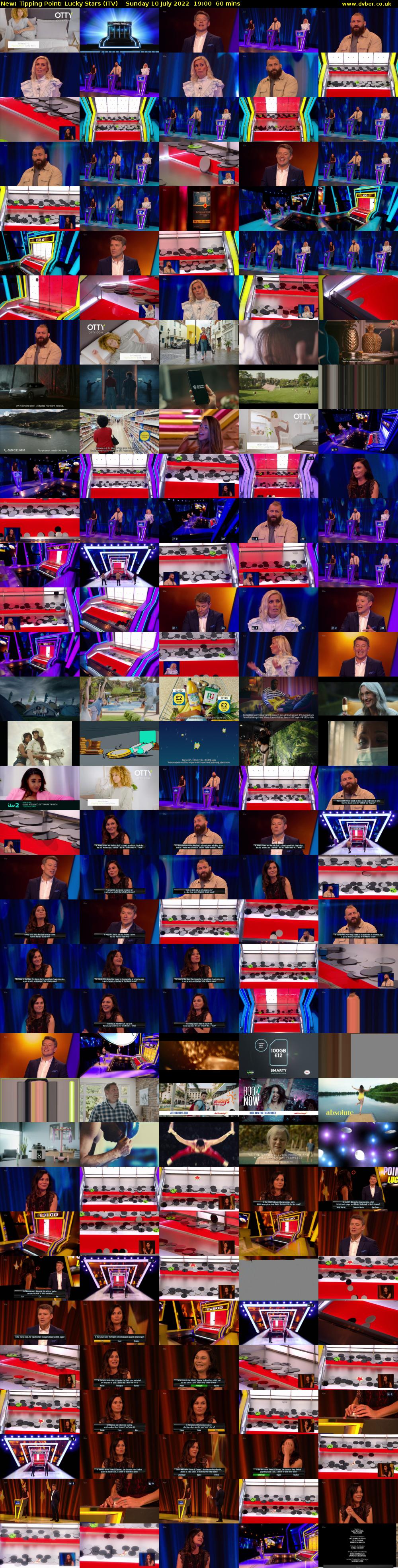 Tipping Point: Lucky Stars (ITV) Sunday 10 July 2022 19:00 - 20:00