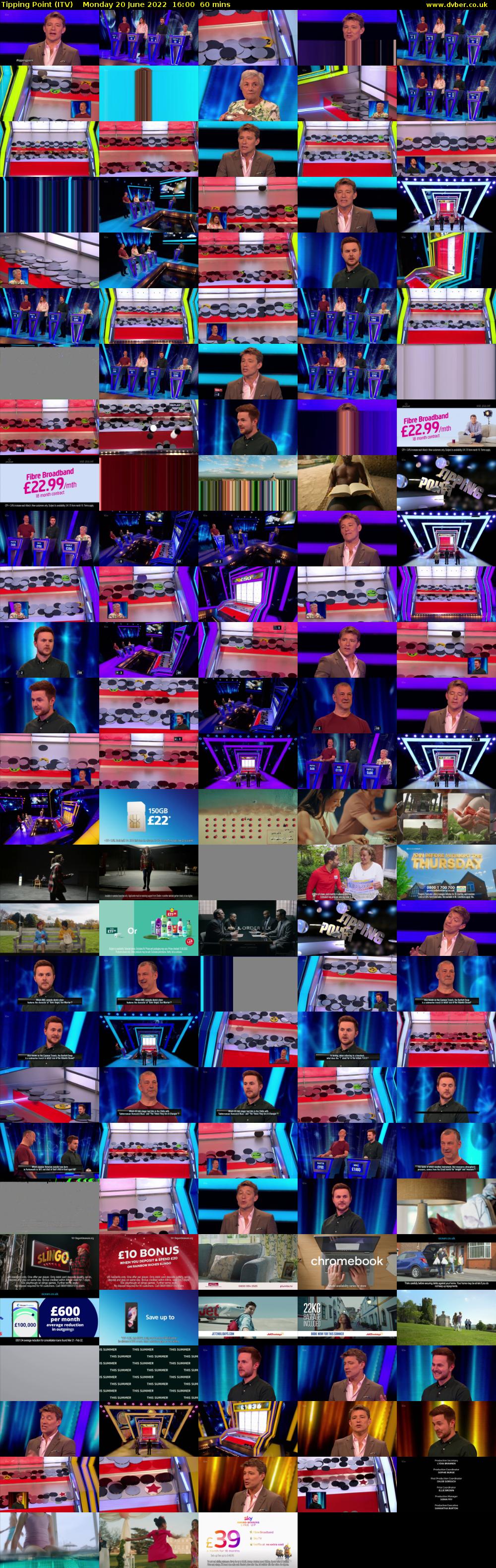 Tipping Point (ITV) Monday 20 June 2022 16:00 - 17:00