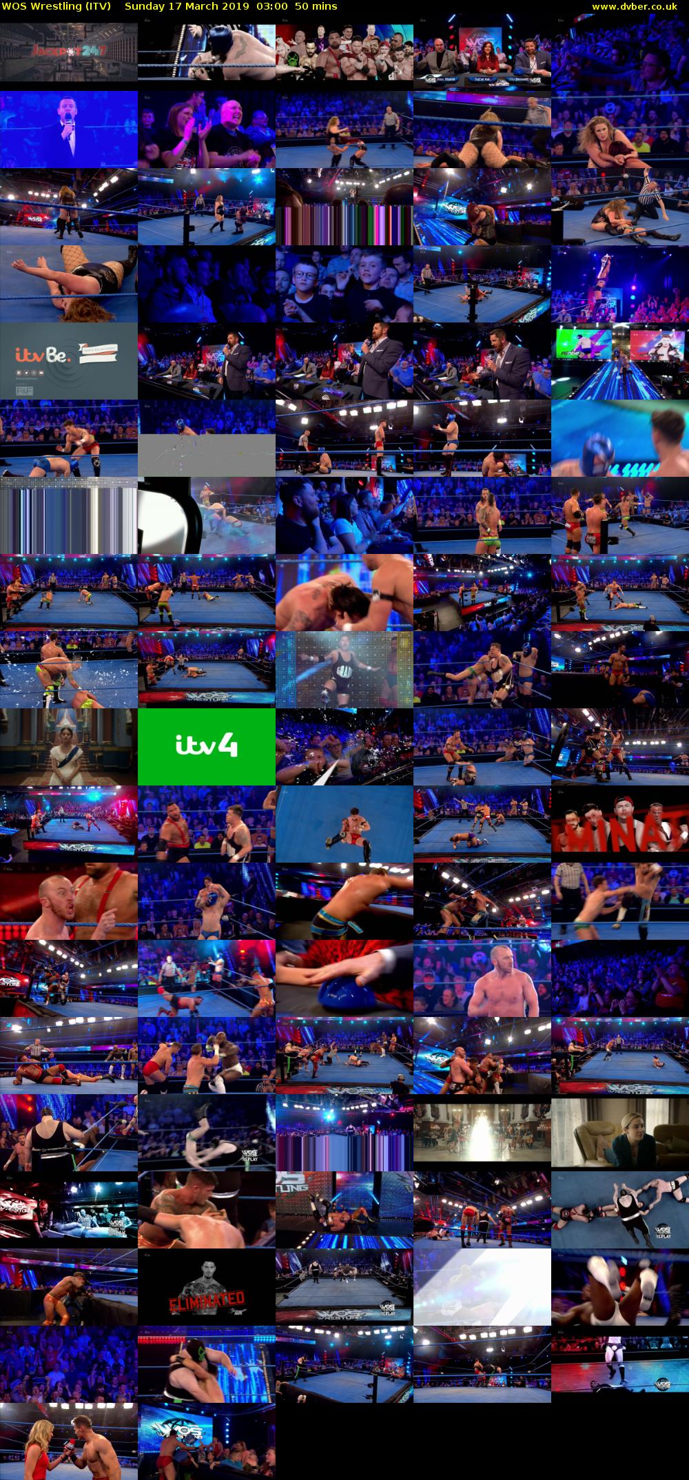 WOS Wrestling (ITV) Sunday 17 March 2019 03:00 - 03:50