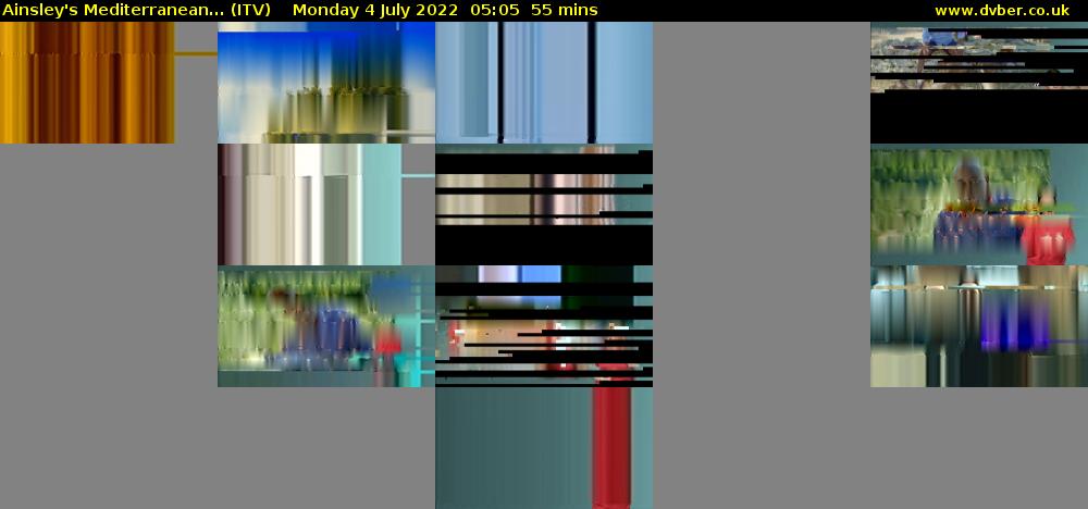 Ainsley's Mediterranean... (ITV) Monday 4 July 2022 05:05 - 06:00