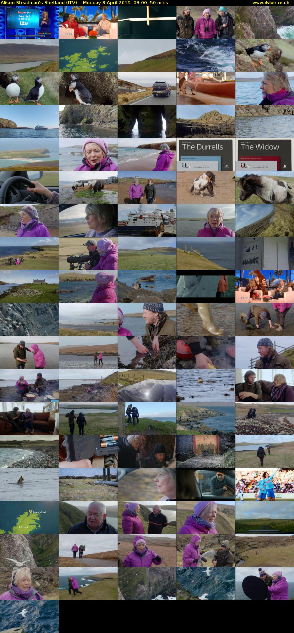 Alison Steadman's Shetland (ITV) Monday 8 April 2019 03:00 - 03:50