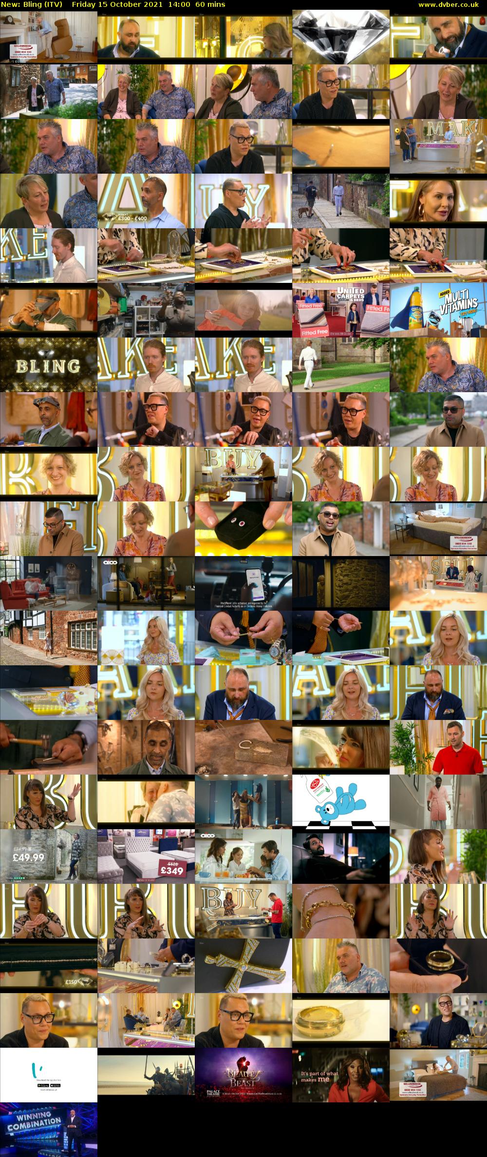 Bling (ITV) Friday 15 October 2021 14:00 - 15:00