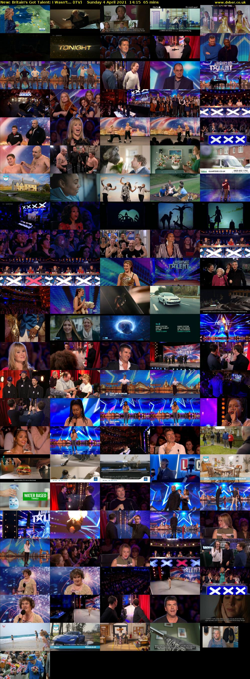 Britain's Got Talent: I Wasn't... (ITV) Sunday 4 April 2021 14:15 - 15:20