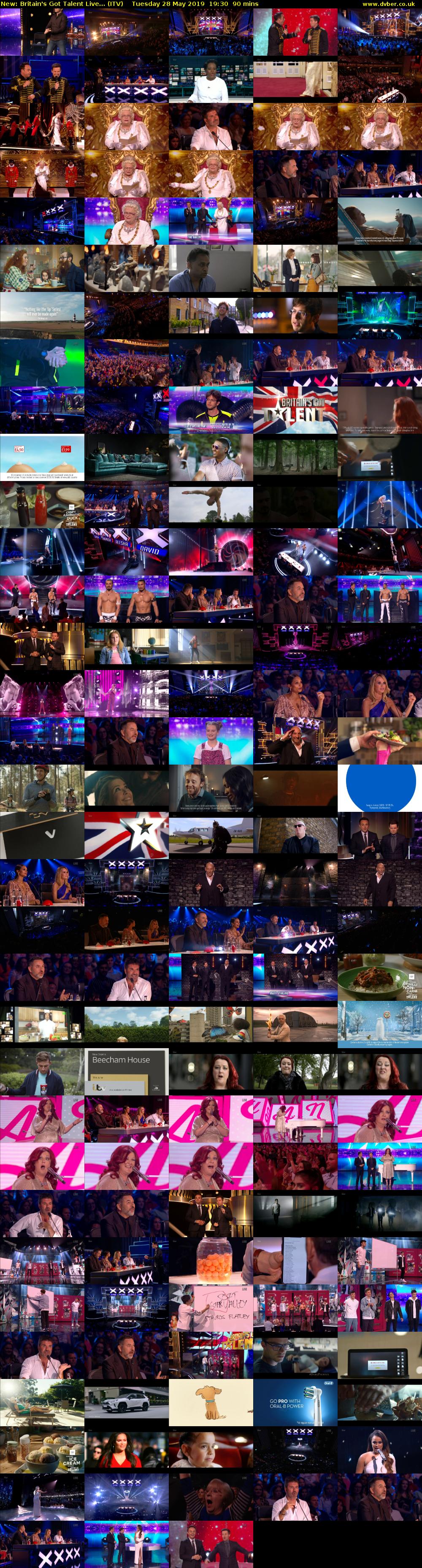 Britain's Got Talent Live... (ITV) Tuesday 28 May 2019 19:30 - 21:00
